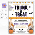 trunk or treat flyer templates fundraising ideas